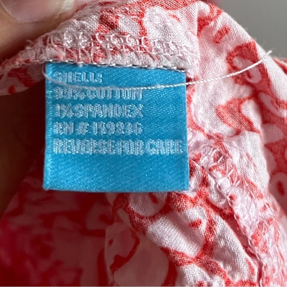 J. McLaughlin Red Button-down Blouse Size L - Picture 8 of 9